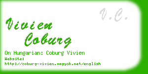 vivien coburg business card